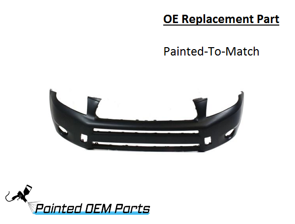 Painted 2006-2008 Toyota RAV4 Front Bumper Cover | OE Replacement