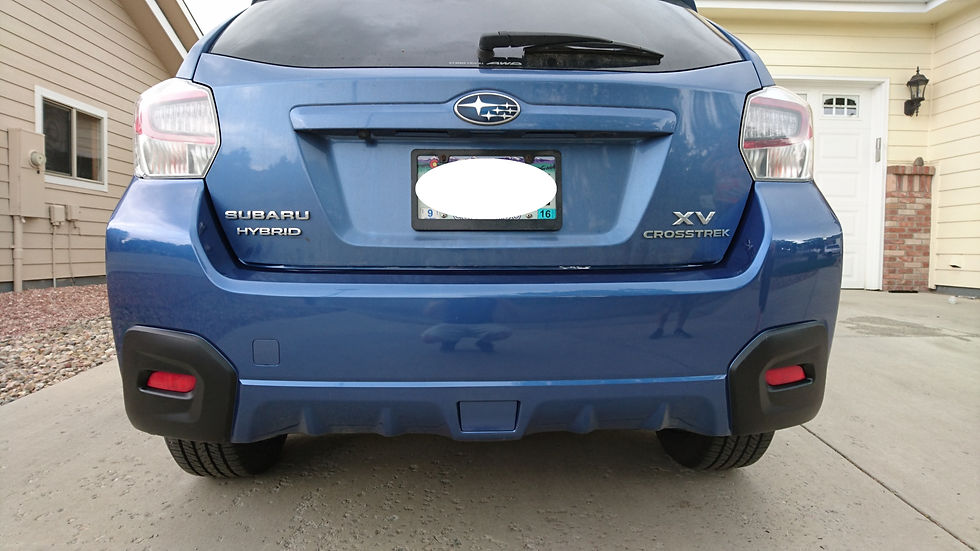 Thumbnail: Painted 2013-2017 Subaru XV Crosstrek Rear Bumper Cover | Genuine OEM