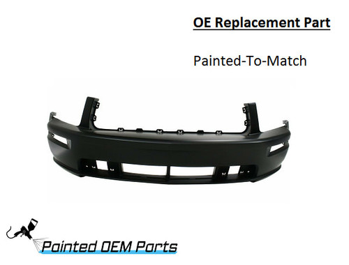 Painted Front Bumper Cover For 2005-2009 Mustang Base – Direct Fit, Color-Matched (Pick Your Shade)