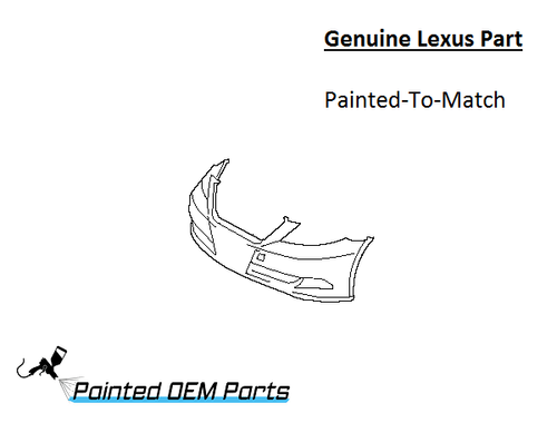Painted 2007-2009 Lexus LS460 LS 460 Front Bumper Cover | Genuine OEM