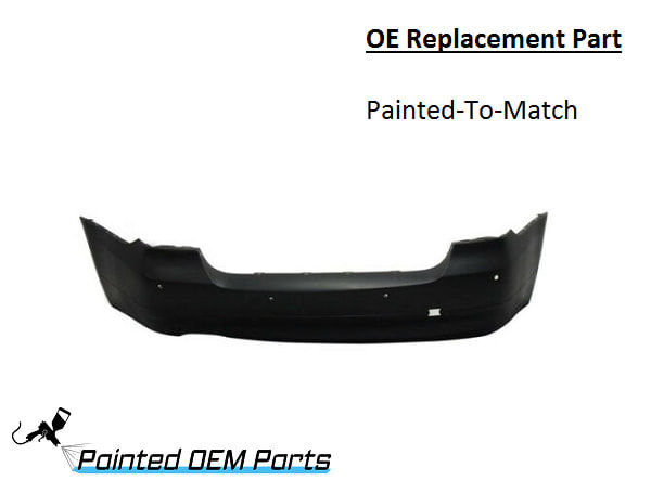Thumbnail: Painted 2006-2008 BMW 325 328 330 335 Sedan Rear Bumper | OE Replacement