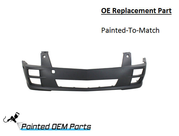 Thumbnail: Painted 2008-2011 Cadillac STS Front Bumper Cover | OE Replacement