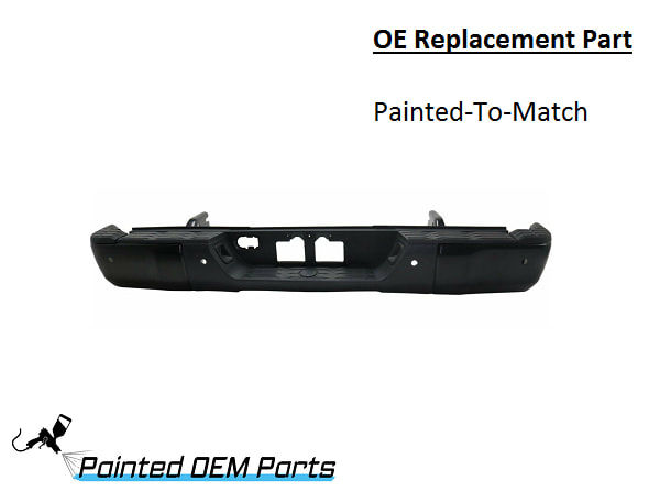 Thumbnail: Painted 2014-2021 Toyota Tundra Rear Bumper Assembly | OE Replacement