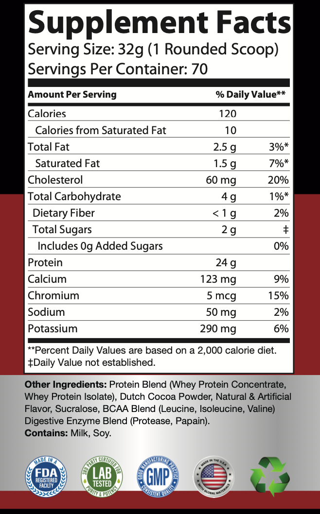 Thumbnail: 5LB WHEY PROTEIN | CHOCOLATE MILKSHAKE | 70 Servings