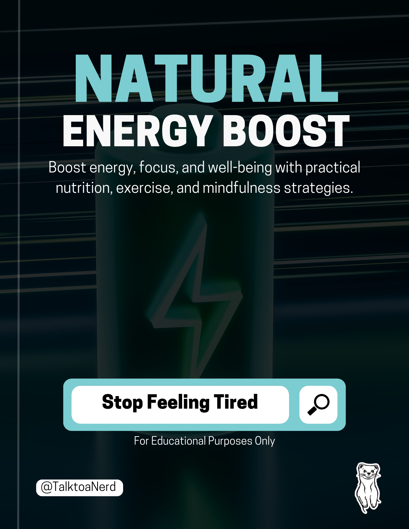 Natural Energy Boost with TalktoaNerd.com