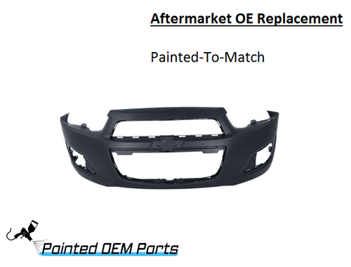 Painted 2012-2016 Chevrolet Sonic Front Bumper Cover | OE Replacement
