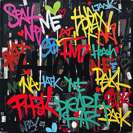 album cover with a ton of overlapping, colorful graffiti.jpg