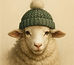 ChatGPT - Sheep in Crocheted Beanie Portrait.JPEG