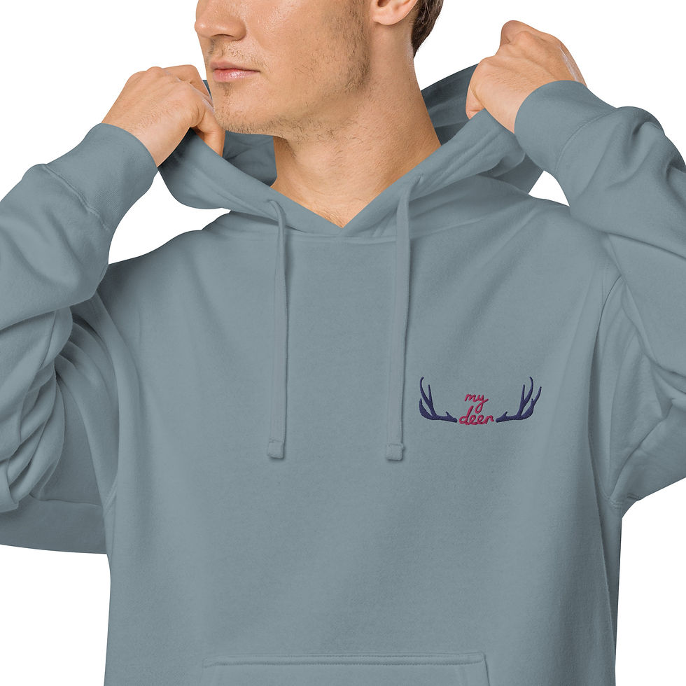Thumbnail: Unisex pigment-dyed hoodie