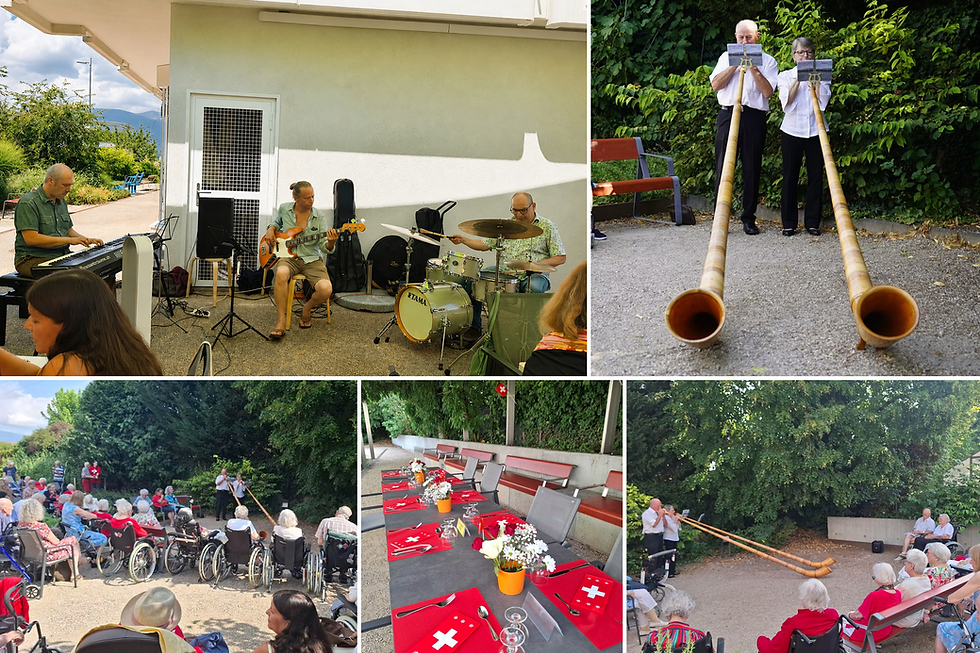 Retour sur la fête du 1er août à la Résidence de Saconnay : musique, traditions et partage