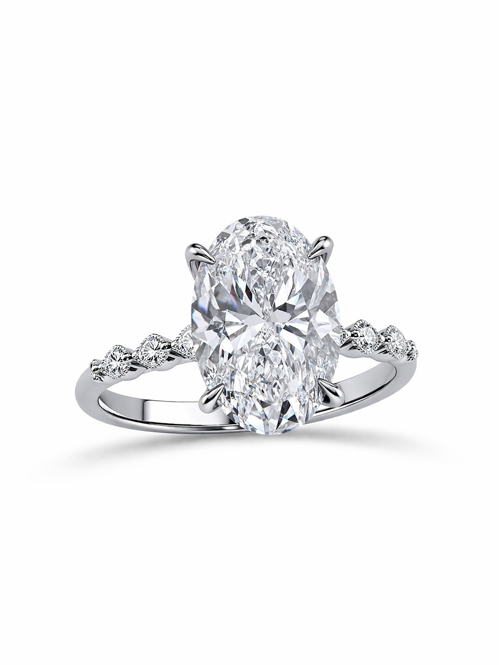 Thumbnail: 5 Carat 18 K Diamond Ring