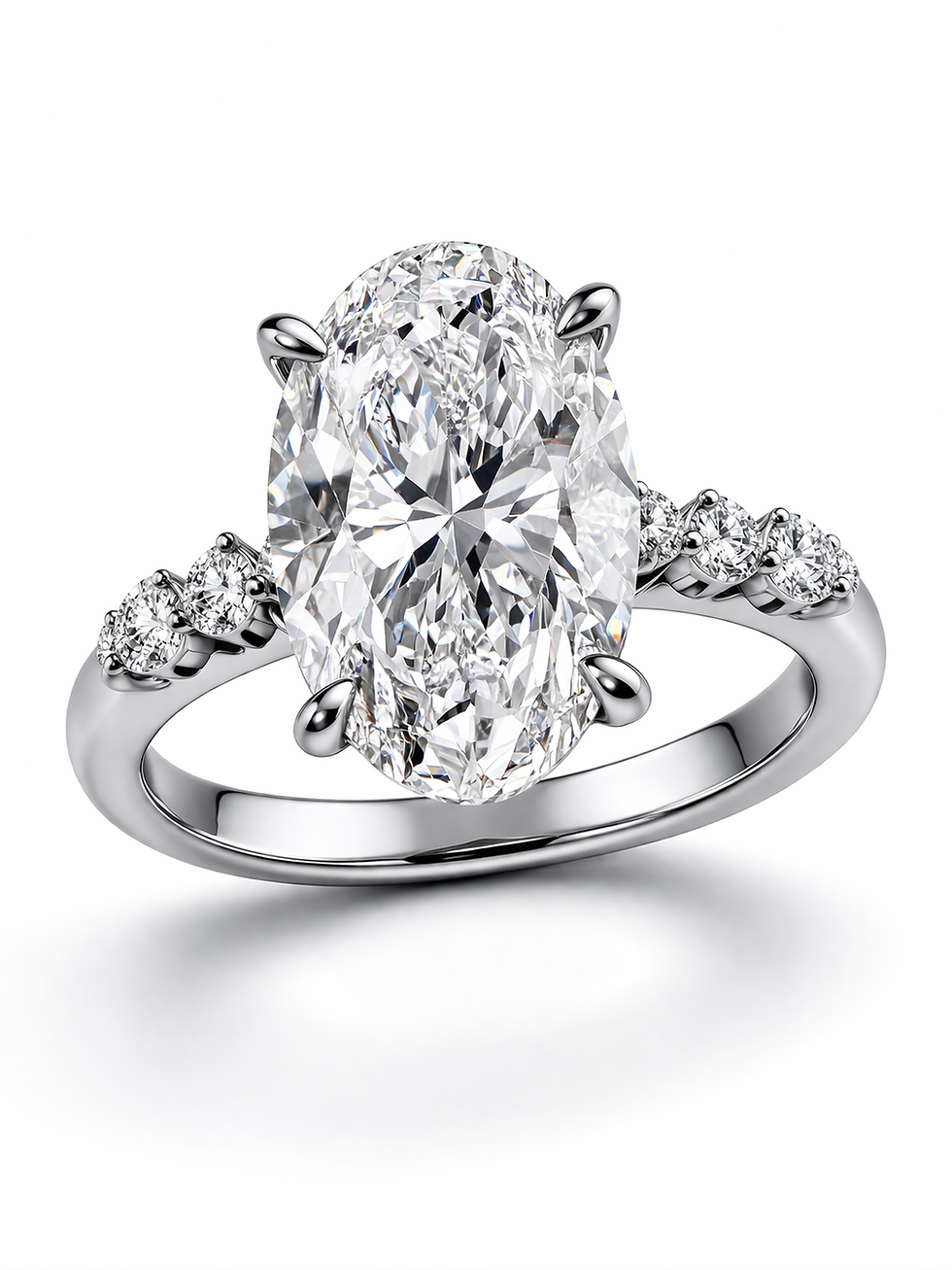 Thumbnail: 5 Carat 18 K Diamond Ring