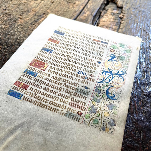 15世紀 フランス 時祷書零葉 | 草の竪琴