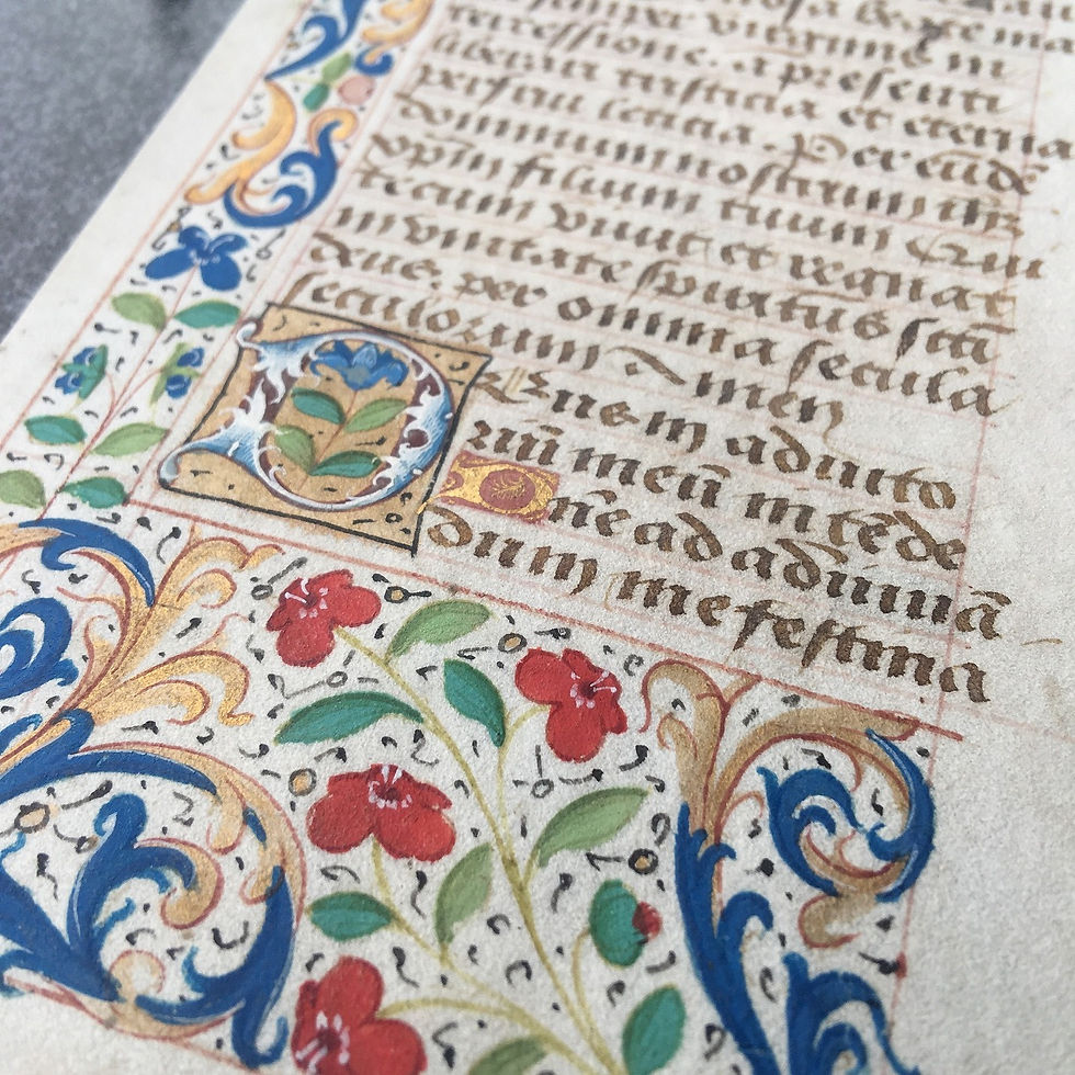 サムネイル： 1420年頃 フランス 時祷書 (草花)