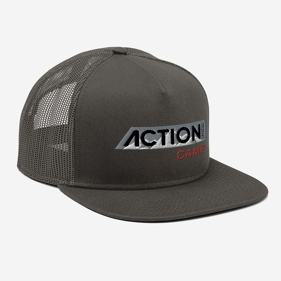 Thumbnail: Action Offroad Camp Throwback - Mesh Back Snapback Hat