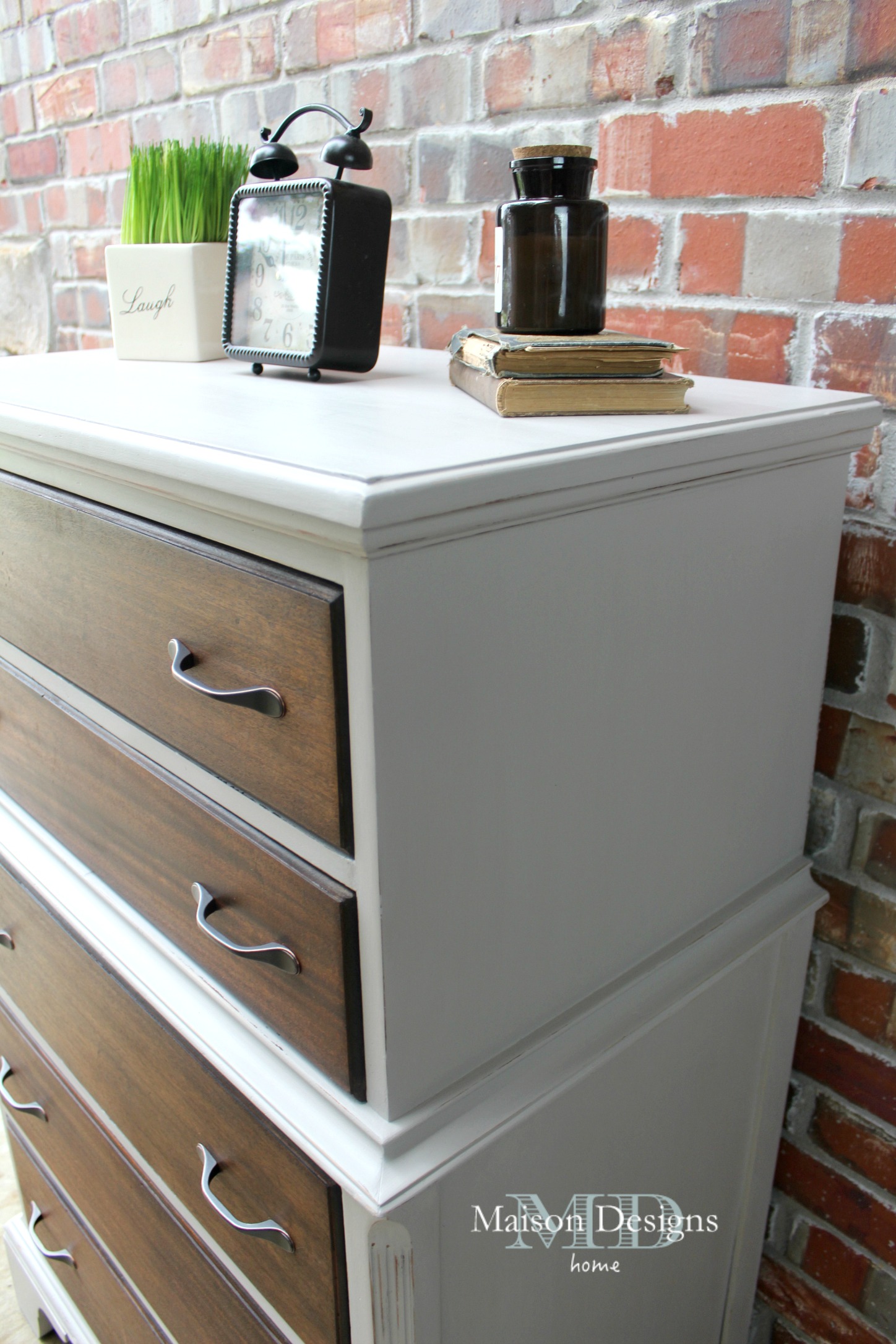 Gray Patina Dresser Makeover