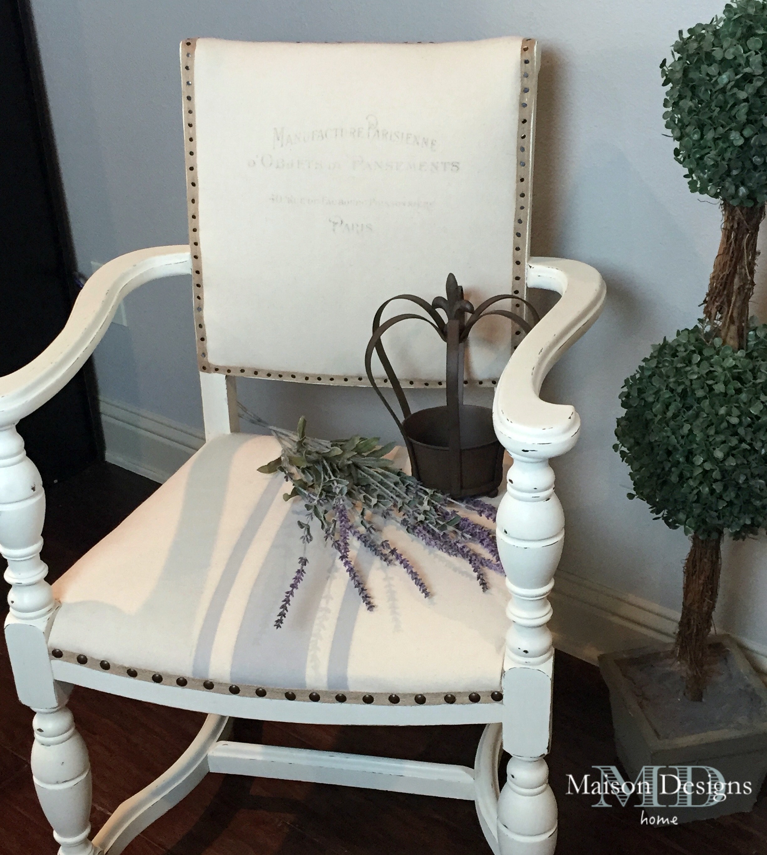 French Country Chair Makeover