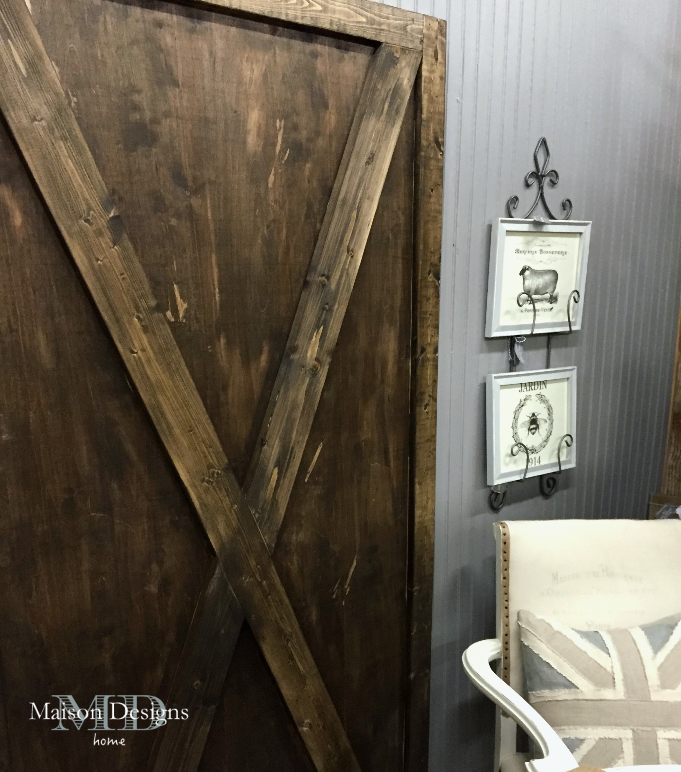DIY Barn Door and French Country Set