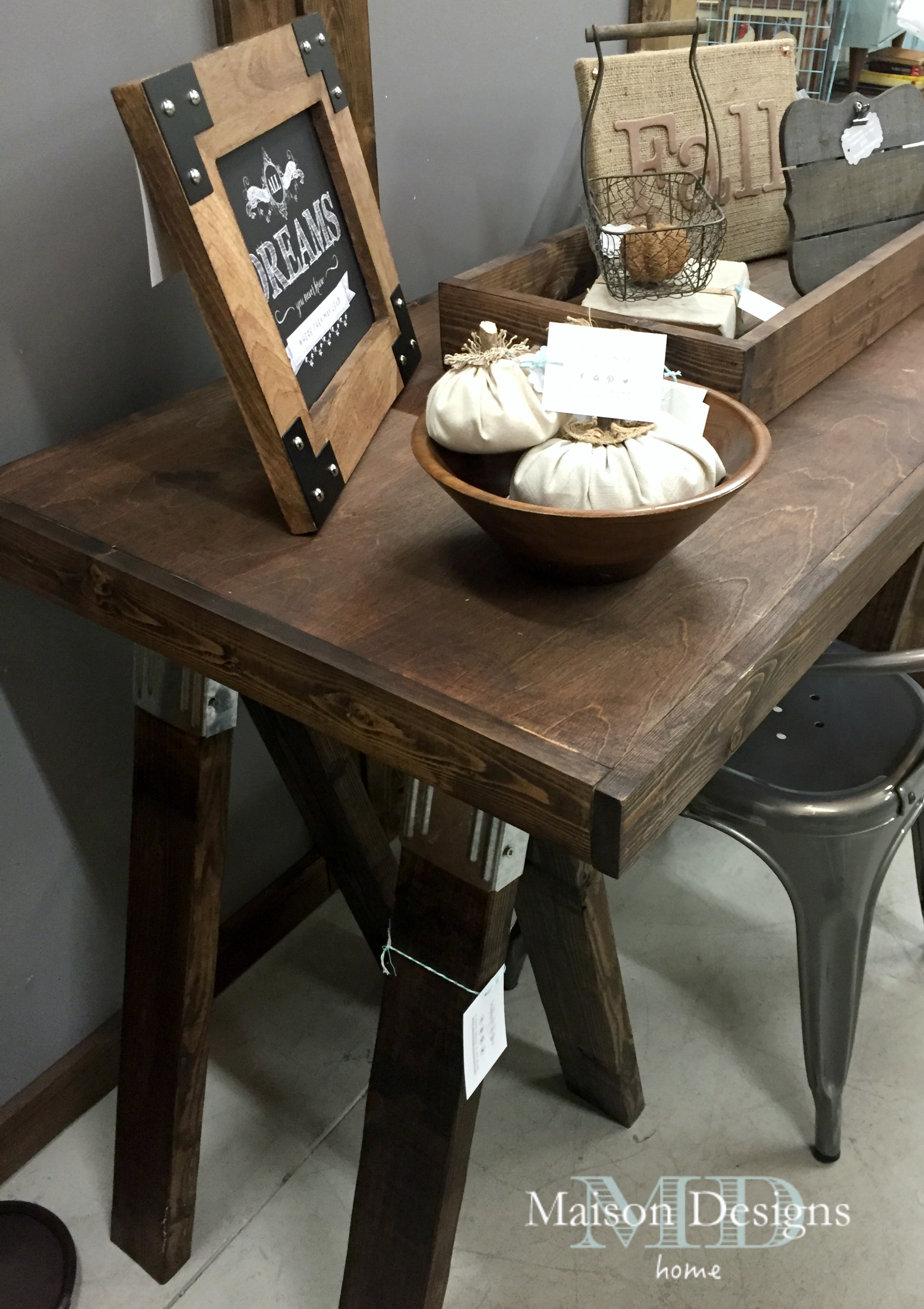 Diy Sawhorse Desk Maison Designs Home