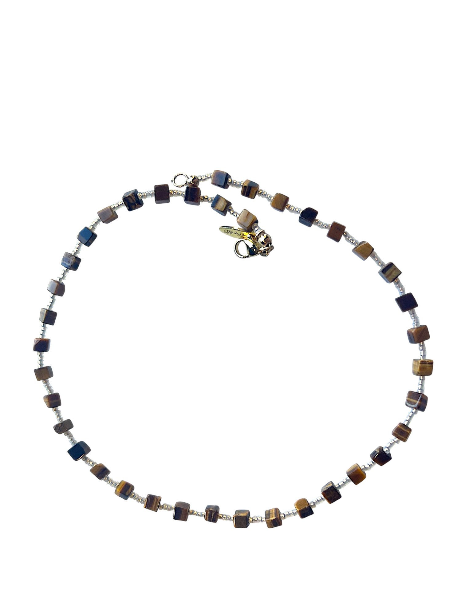 Angel Hair Tiger Eye Neck Accent