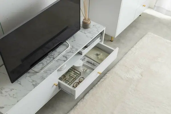 サムネイル： 【幅110cm】Camila 引き出し付きテレビボード