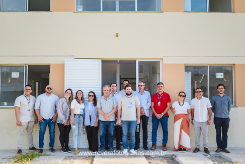 Fotografo profissional registra Visita Técnica de Secretários municipais ao conjunto habitacional de interesse social em construção na Comunidade das Mangabeiras em Aracaju