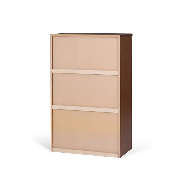 サムネイル： キャビネット ファースト　幅80cm ハイタイプキャビネット ウォールナット/ブラック