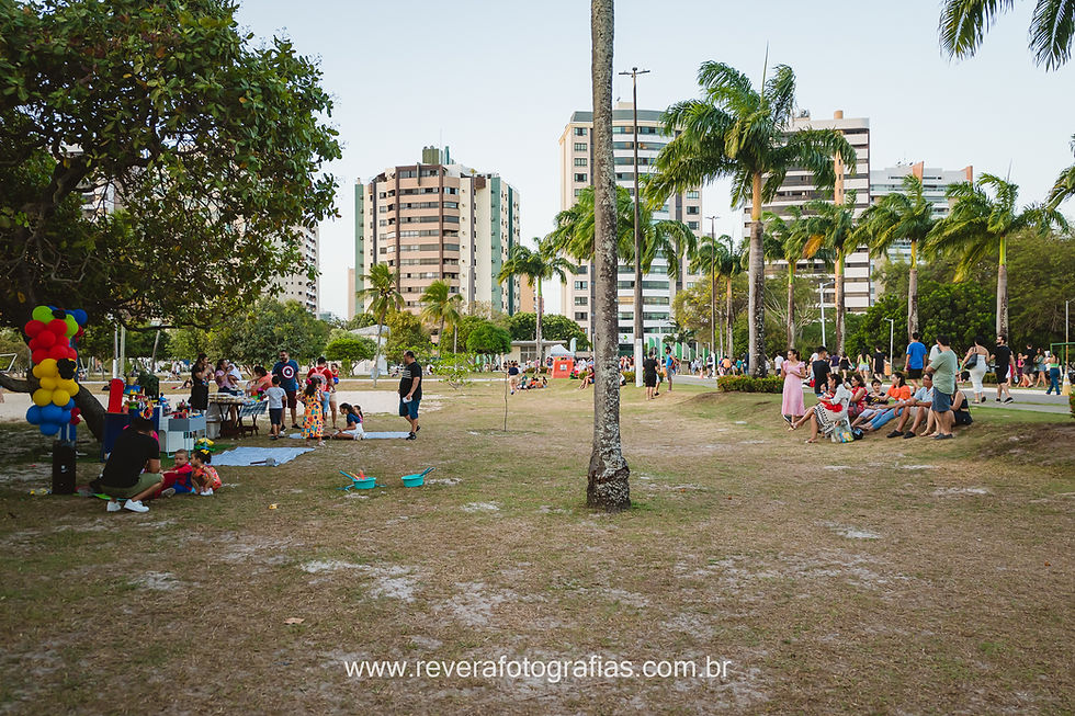 fotografia: festa infantil no parque da sementeira em aracaju sergipe