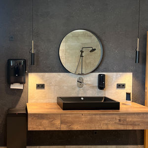 Wandgestaltung im Bad