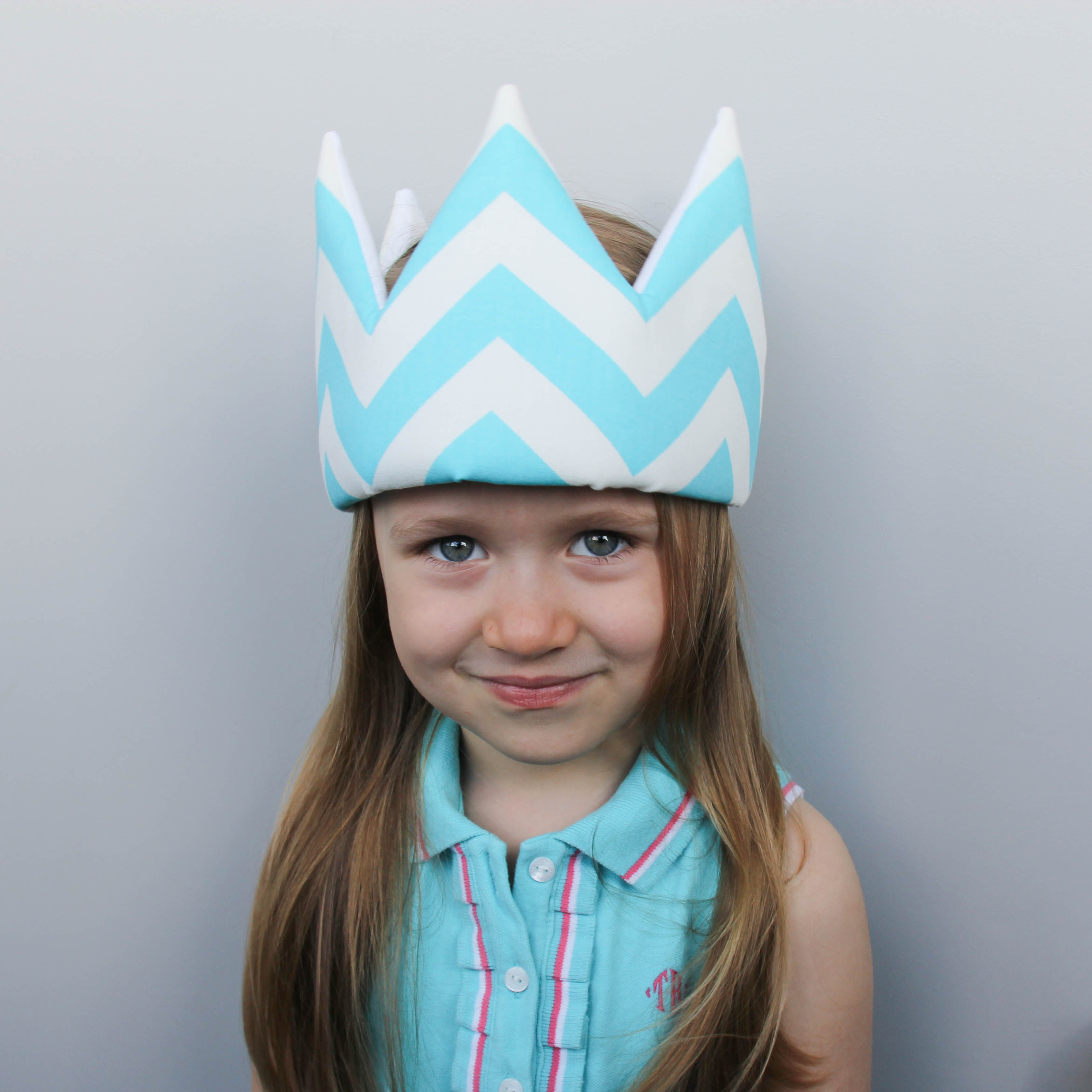 Детская корона "Blue Chevron"