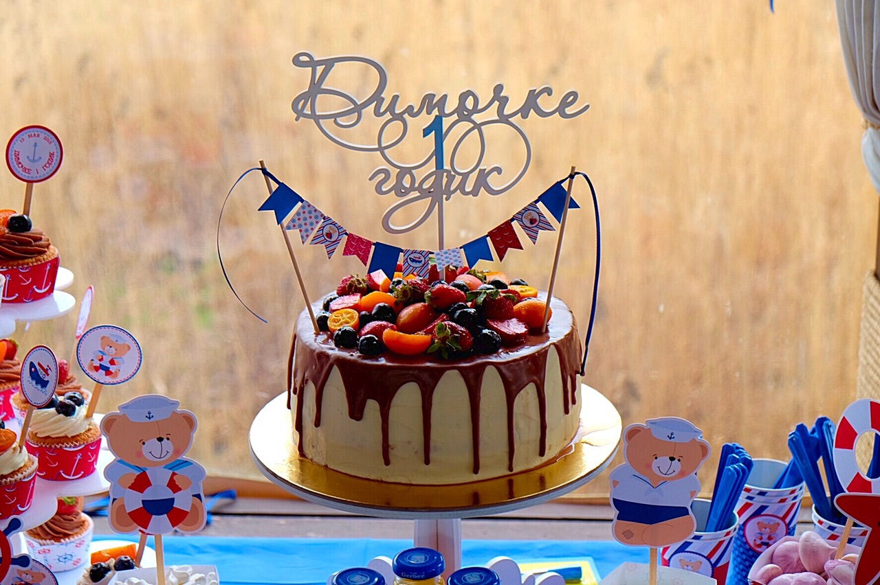 Гирлянда для торта