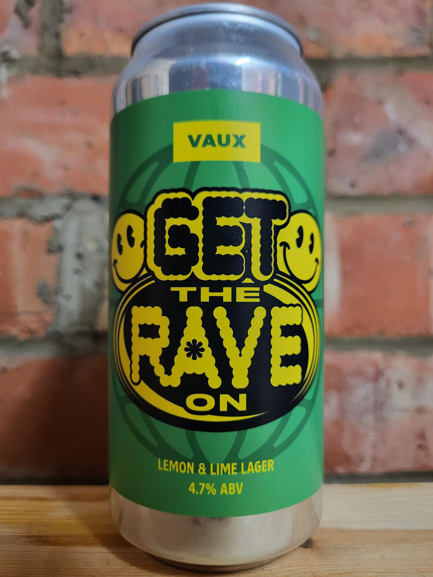 Get The Rave On! – Vaux – 4.7% Lemon & Lime Lager