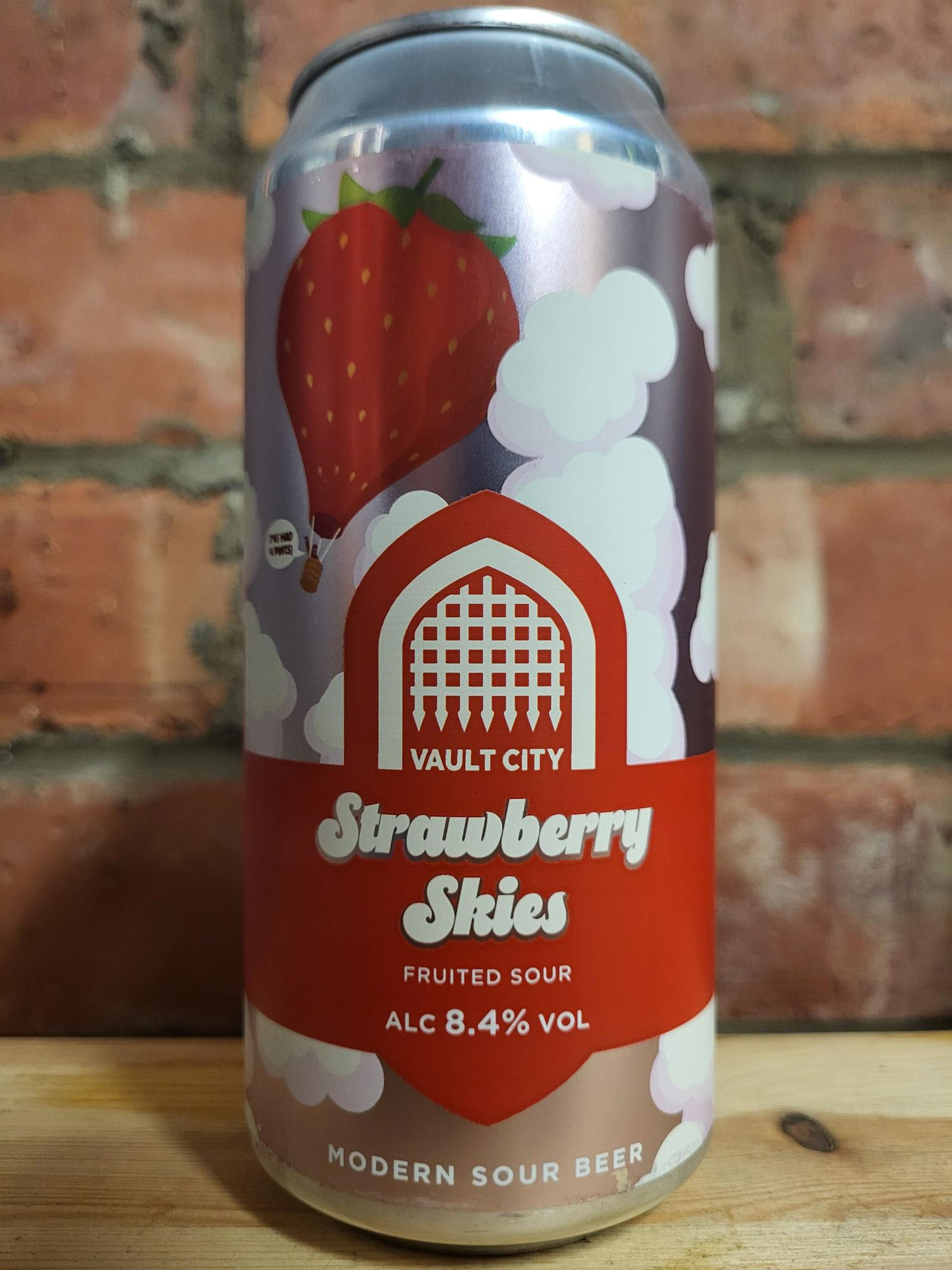 Strawberry Skies – Vault City – 8.4% Scottish Strawberry & Madagascan Vanilla