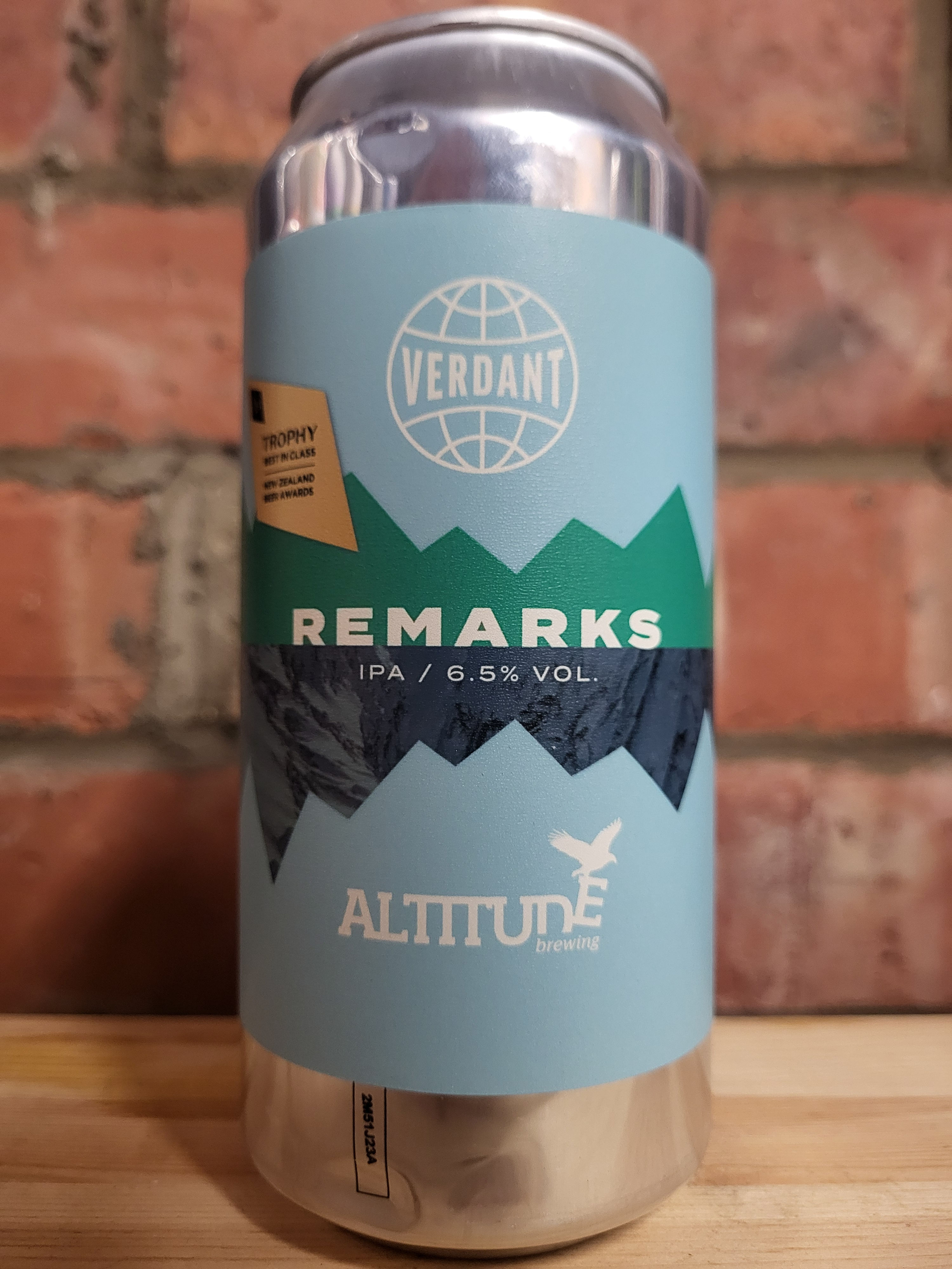 Travellers Series: Remarks – Verdant X Altitude (NZ) – 6.5% IPA