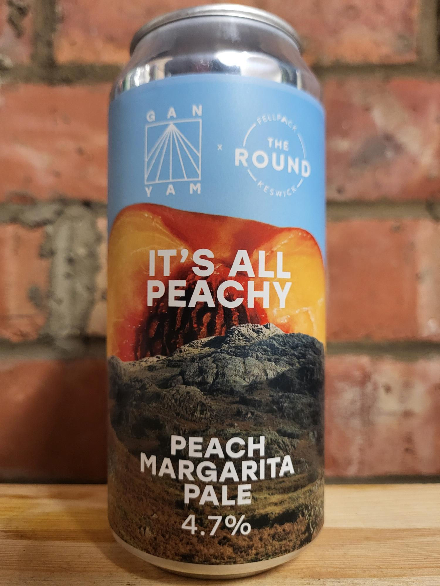 It’s All Peachy – Gan Yam – 4.7% Peach Margarita Pale