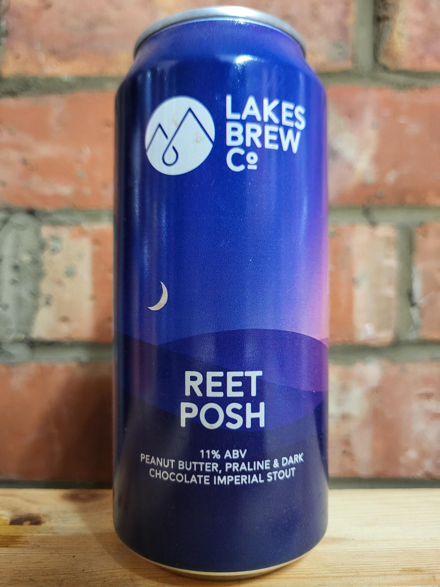 Reet Posh – Lakes – 11% Peanut Butter, Praline & Dark Chocolate Impy Stout
