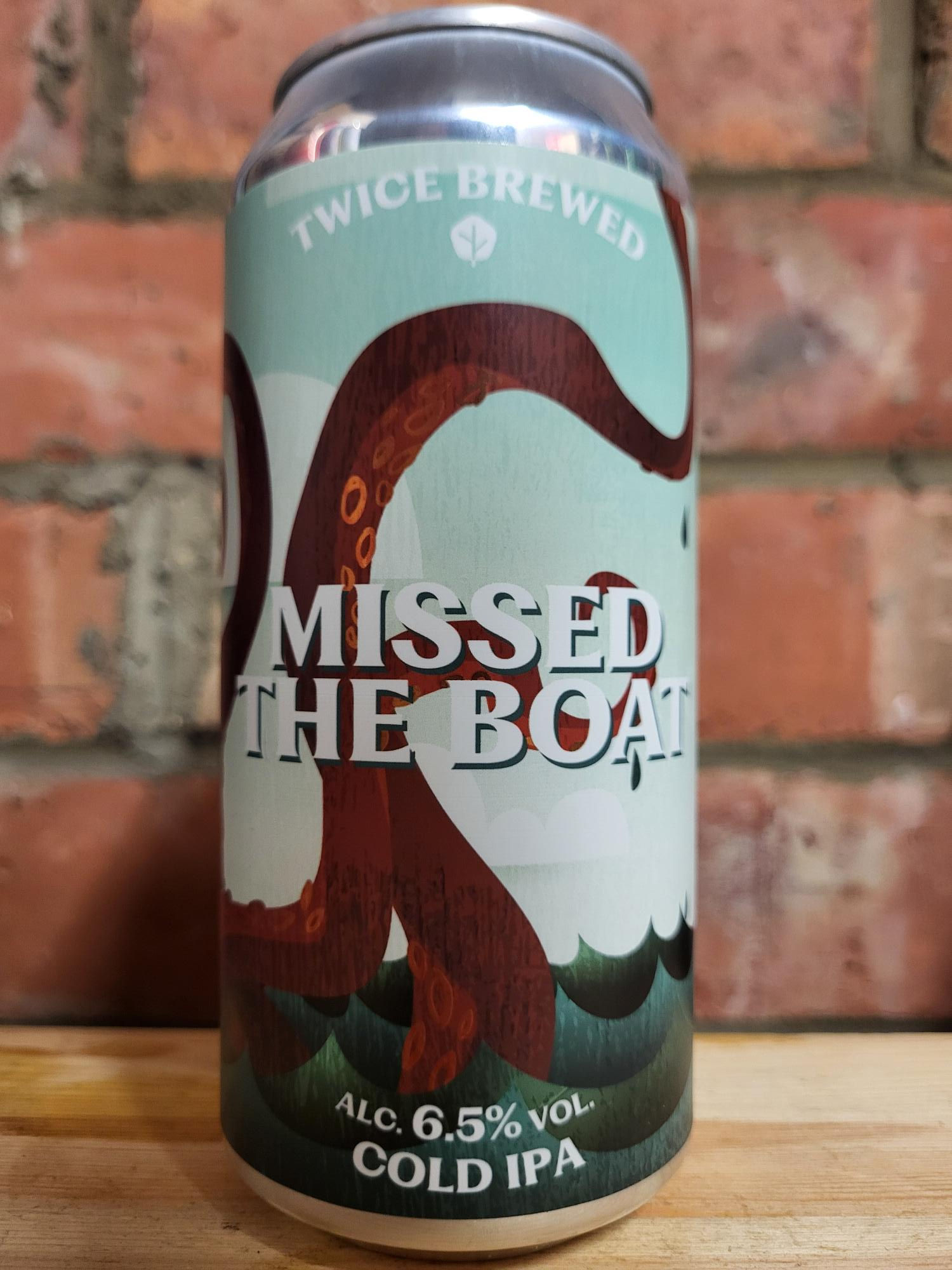Missed The Boat – Twice Brewed – 6.5% Cold IPA