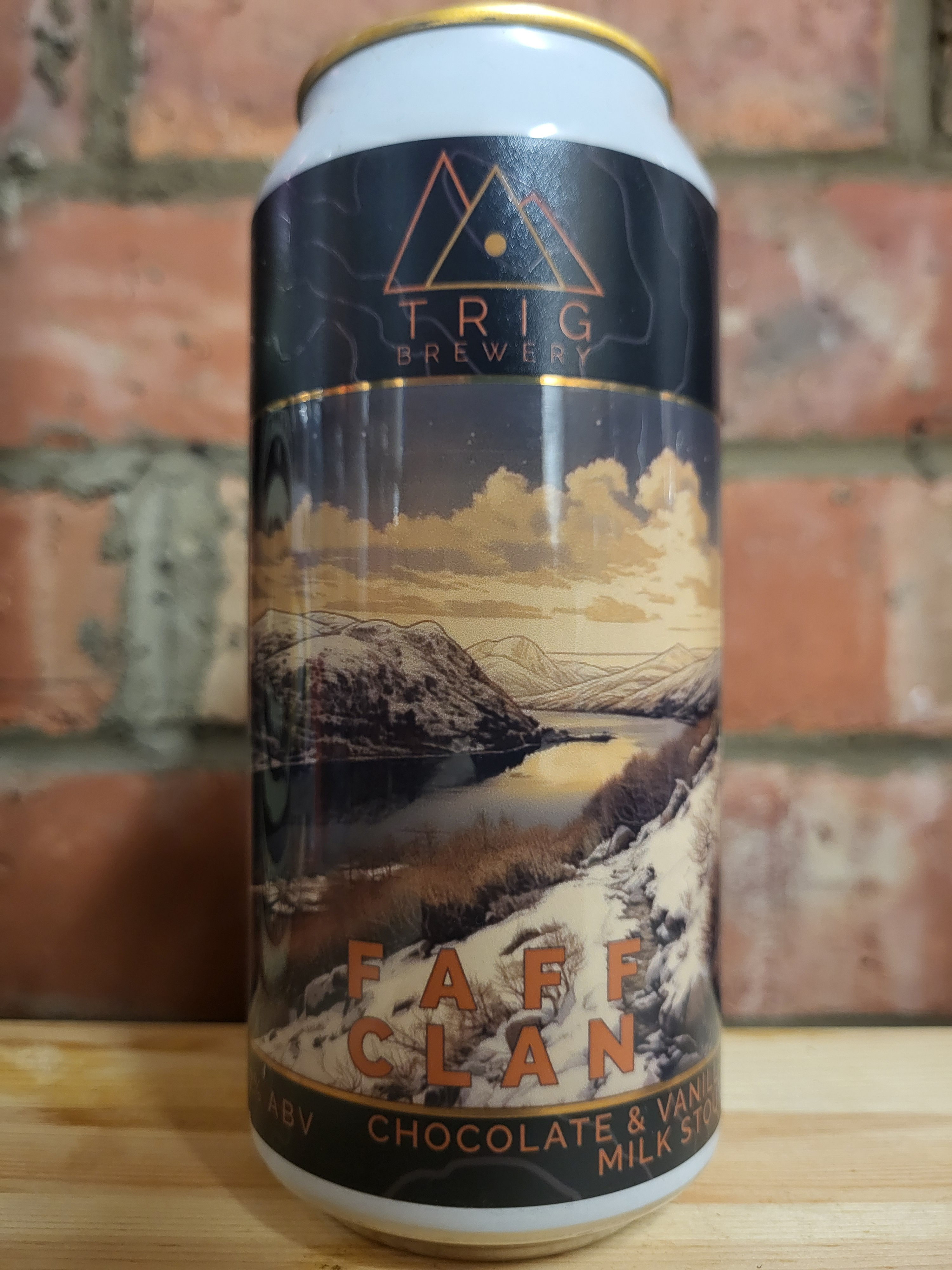 Faff Clan – Trig – 7% Chocolate & Vanilla Milk Stout