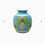 Miniature : Vase palmier bleu