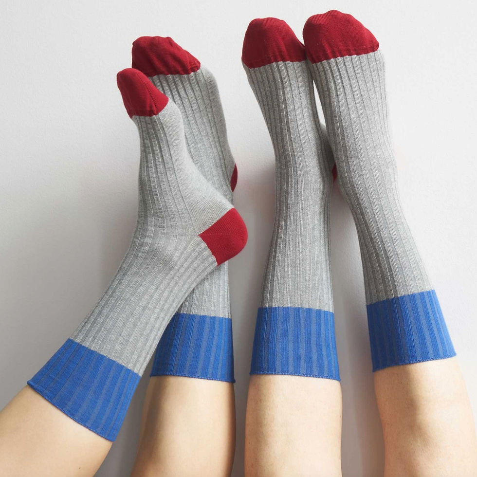 Miniature : Chaussettes Yvette Cendre LA CERISE SUR LE GATEAU