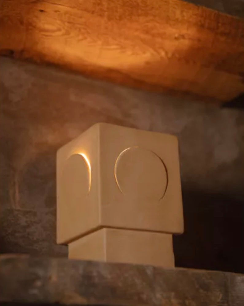 Miniature : Lampe Eclipse ocre - POMAX