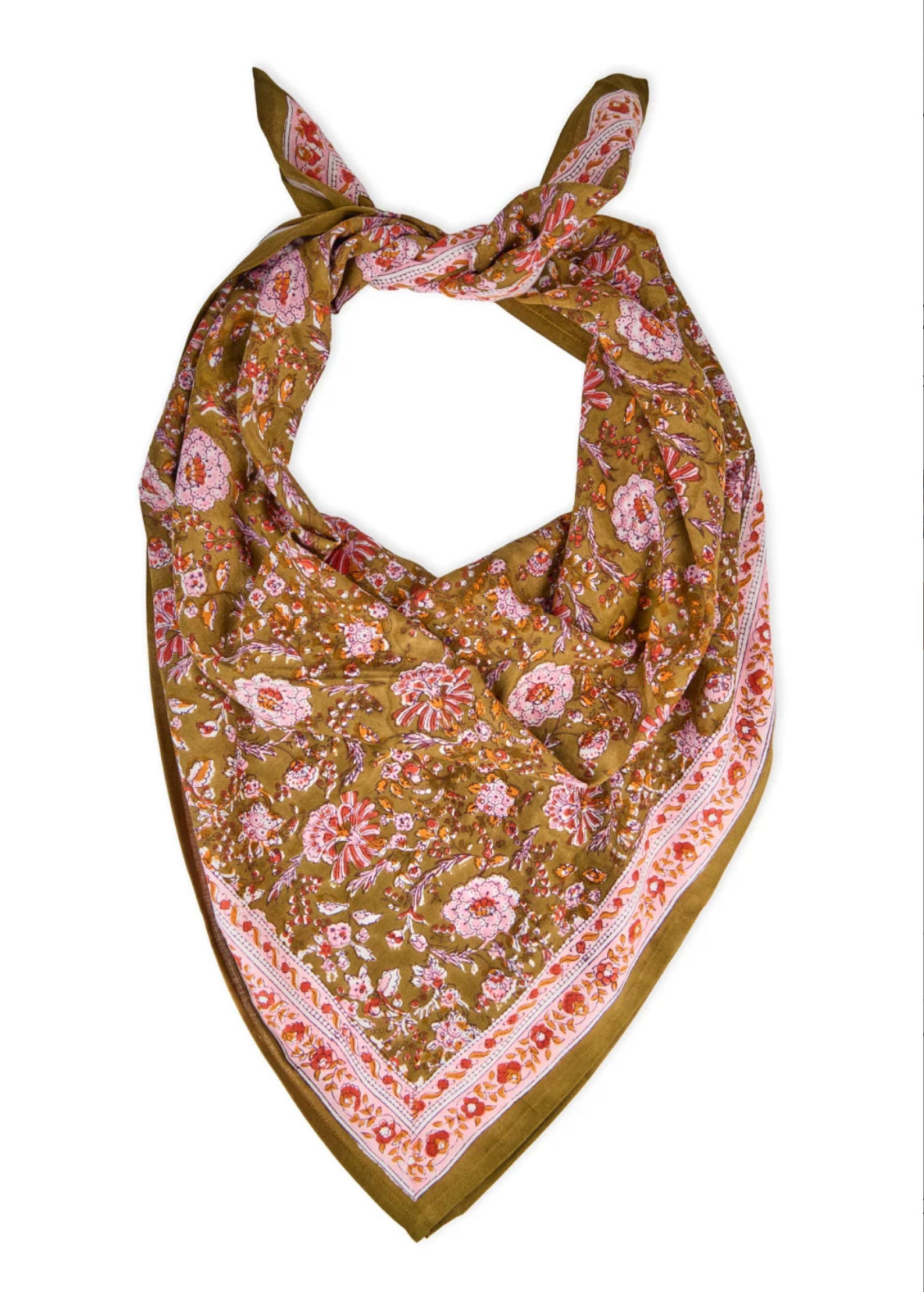 Foulard Kiala biscuit BINDI ATELIER