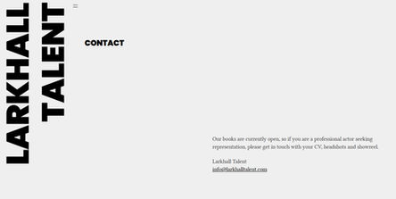 Anubis Actors Agency now LARKHALL TALENT
