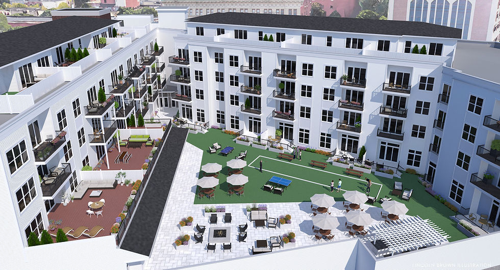 Electric City Courtyard