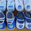 Thumbnail: Baby Boys I Love Mum/ I Love Dad Canvas Blue White Summer Pram Shoes 0-3m