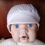 Thumbnail: Baby Boys White Waffle Summer Poke Cap Hat 100% Cotton Made in UK
