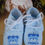 Thumbnail: Baby Boys I Love Mum/ I Love Dad Canvas Blue White Summer Pram Shoes 0-3m