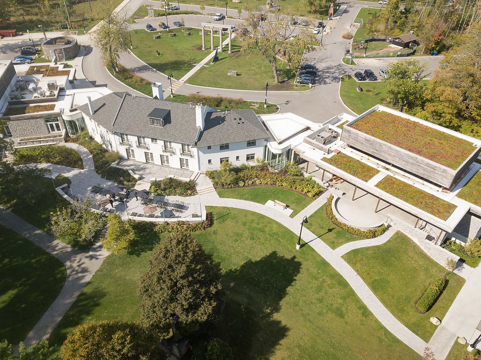 The Guild Inn Estate Toronto Wedding Venue Cliffside Panoramic Lake Ontario View. Dramatic cliffside setting and panoramic Lake Ontario views from The Guild Inn Estate, a unique Toronto wedding venue with stunning scenery.