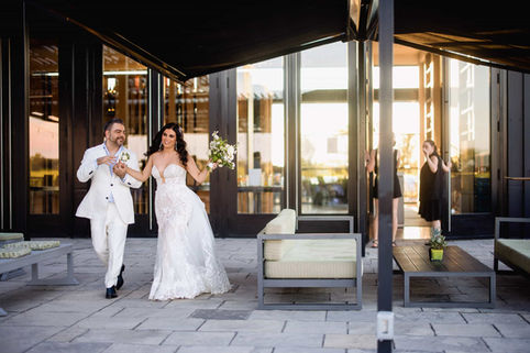 bride and groom introductions wedding reception