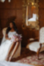 A moody and artistic wedding portrait of a bride inside a historic Toronto venue, from a fine art wedding photographer